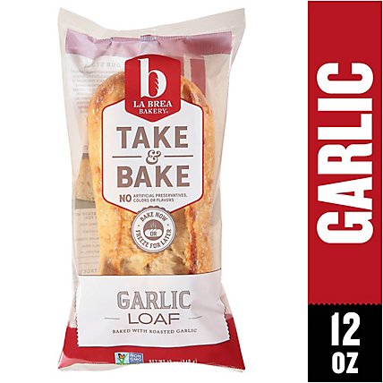 La Brea Bakery Take & Bake Garlic Loaf Bread - 12 Oz. - Image 2