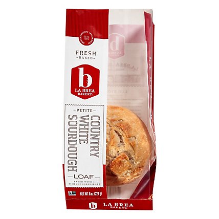 La Brea Bakery Petite Country White Sourdough Loaf Bread - 8 Oz. - Image 2
