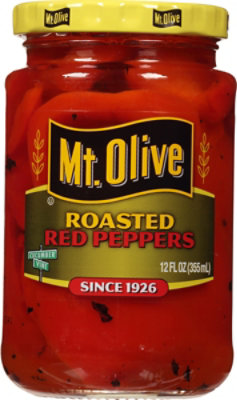 Mt. Olive Peppers Red Roasted - 12 Fl. Oz. - Image 1