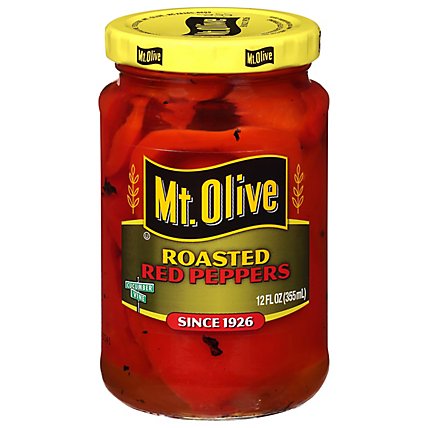 Mt. Olive Peppers Red Roasted - 12 Fl. Oz. - Image 1