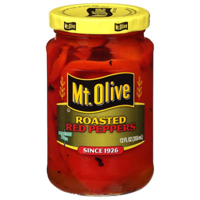 Mt. Olive Peppers Red Roasted - 12 Fl. Oz.