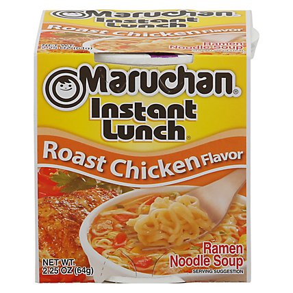 Maruchan Instant Lunch Ramen Noodle Soup Roast Chicken Flavor - 2.25 Oz - Image 1