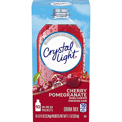 Crystal Light Cherry Pomegranate Naturally Flavored Powdered DrinkMix On the Go Packet - 10 Count - Image 5