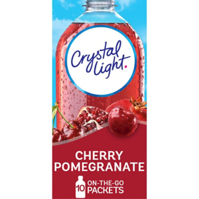 Crystal Light Cherry Pomegranate Naturally Flavored Powdered DrinkMix On the Go Packet - 10 Count - Image 2