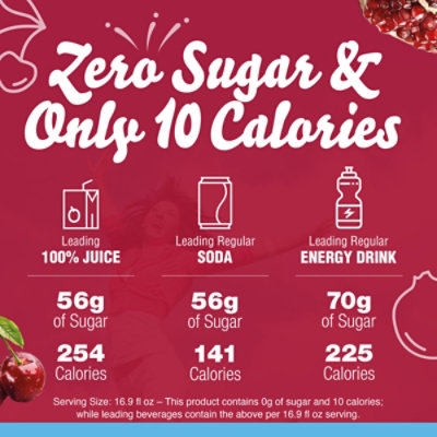 Crystal Light Cherry Pomegranate Naturally Flavored Powdered Drink Mix - 10 Count - Image 3