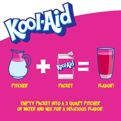 Kool-Aid Unsweetened Strawberry Artificially Flavored Powdered Soft Drink Mix Packet - 0.14 Oz - Image 5