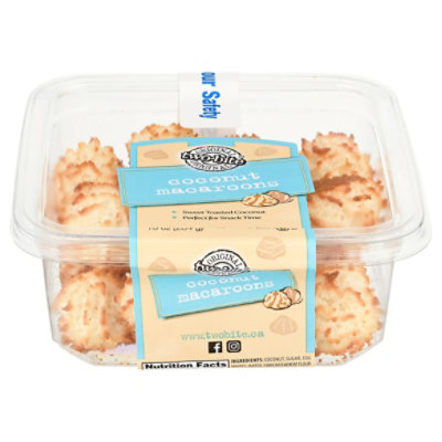 Macaroon Coconut Two-Bites Square Tub - Each