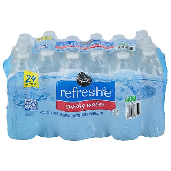 Signature SELECT/Refreshe Spring Water - 24-16.9 Fl. Oz.
