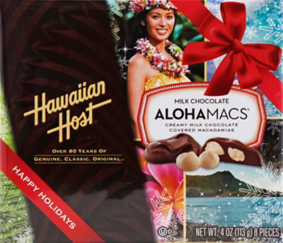 Hawaiian Host AlohaMacs Macadamia Nuts Milk Chocolate - 4 Oz - Image 2