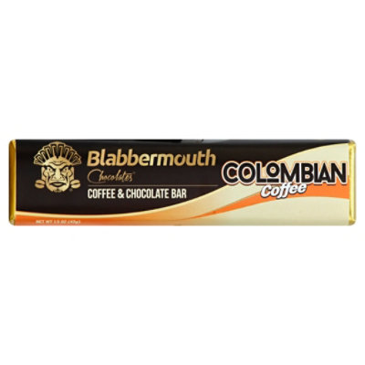 Blabbermouth Chocolates Bar Coffee & Chocolate Colombian Coffee 1.5