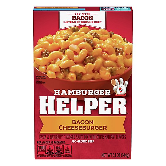Betty Crocker Hamburger Helper Bacon Cheeseburger Box - 5.1 Oz