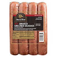 Boars Head Smoked Sausage Hot - 16 Oz - Image 1