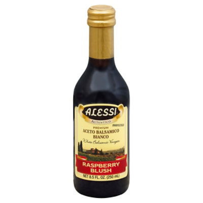 Alessi Raspberry Blush White Balsamic Vinegar - 8.5 Fl. Oz. - Image 1