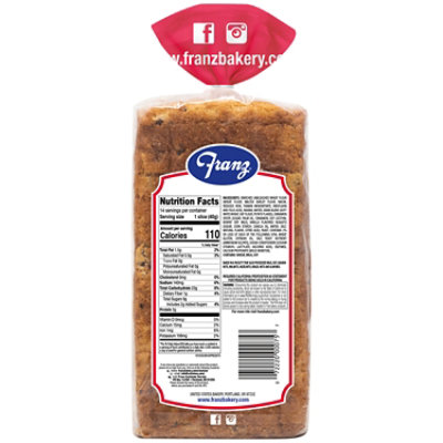 Franz Sandwich Bread Napa Valley Cinnamon Raisin - 20 Oz - Image 5