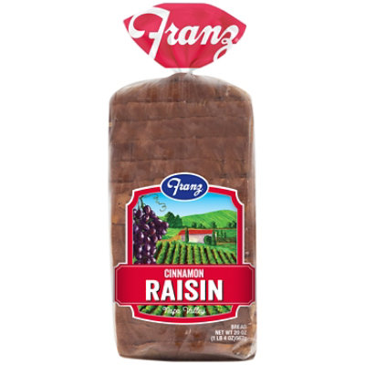 Franz Sandwich Bread Napa Valley Cinnamon Raisin - 20 Oz - Image 2