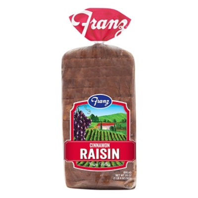 Franz Sandwhich Bread Napa Valley Cinnamon Raisin - 20 Oz - Image 1