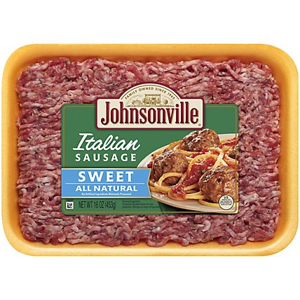 Johnsonville Sausage Ground Pork Italian Sweet - 16 Oz - Image 2
