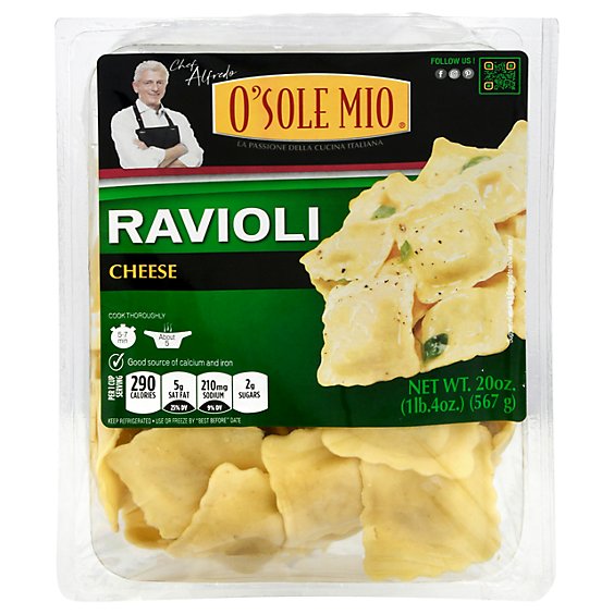 O Sole Mio Pasta Ravioli 4 Cheese - 20 Oz