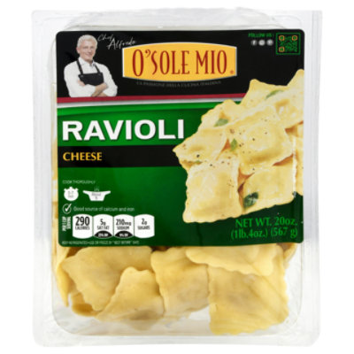 O Sole Mio Pasta Ravioli 4 Cheese - 20 Oz - Image 1