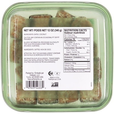 Caramel Naturel Date Coconut Rolls - 12 Oz - Image 6