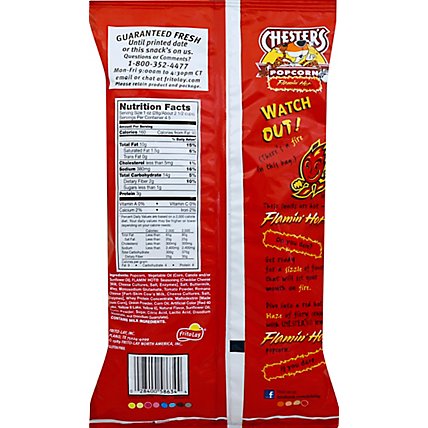 CHESTERS Popcorn Flamin Hot - 4.5 Oz - Image 3