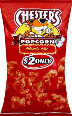 CHESTERS Popcorn Flamin Hot - 4.5 Oz - Image 2