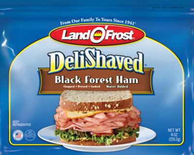 Land O' Frost Deli Shaved Black Forest Ham - 9 Oz