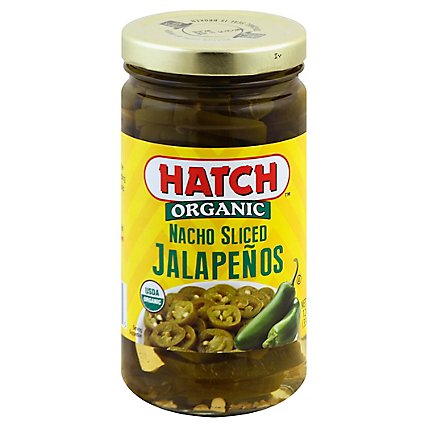 HATCH Jalapenos Organic Nacho Sliced Jar - 12 Oz - Image 1