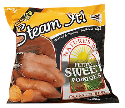 Sweet Potatoes Petite Steam It - 24 Oz - Image 1