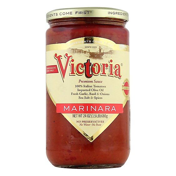 Victoria Sauce Marinara Jar - 24 Oz