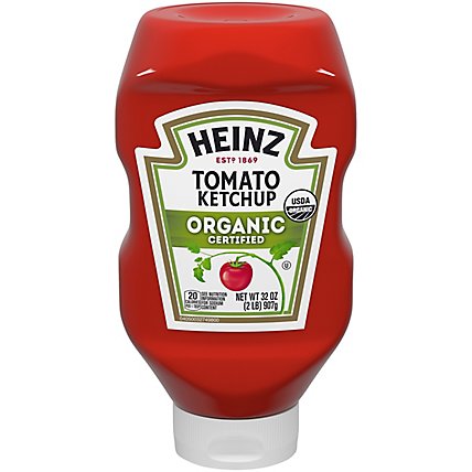 Heinz Organic Tomato Ketchup Bottle - 32 Oz - Image 5