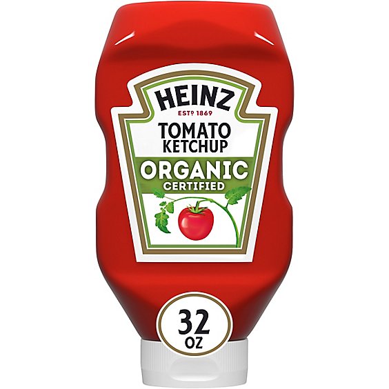 Heinz Organic Tomato Ketchup Bottle - 32 Oz