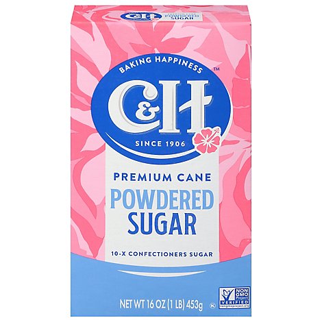 C&H Pure Cane Sugar Confectioners Powdered - Lb