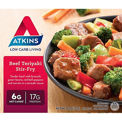 Atkins Teriyaki Beef Stir-Fry - 8 Oz