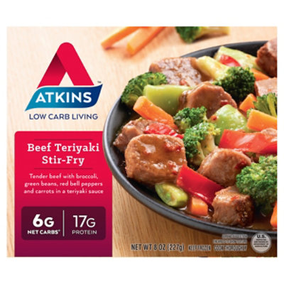 Atkins Teriyaki Beef Stir-Fry - 8 Oz