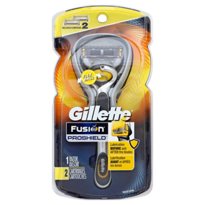 Gillette Fusion Proshield Razor & 2 Cartridges - 1 Count - Safeway