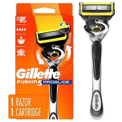 Gillette ProGlide Shield Mens Razor Handle + Blade Refill - Each - Image 1