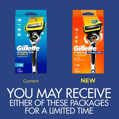 Gillette ProGlide Shield Mens Razor Handle + Blade Refill - Each - Image 2