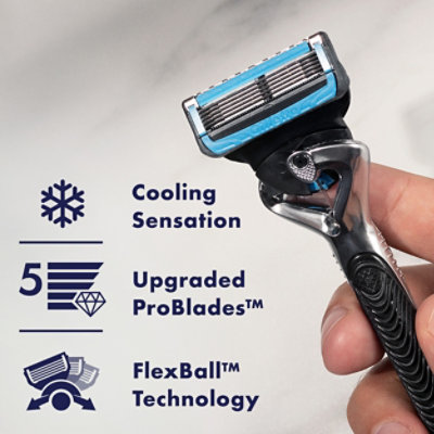 Gillette ProGlide Chill Mens Razor Handle + 1 Blade Refill - Each - Image 5