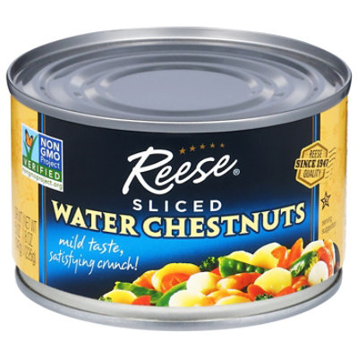 Reese Water Chestnuts Sliced - 8 Oz