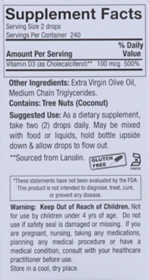 Natures Answer Liq Vitmn D3 Drop 4000iu - .5 Oz - Image 5