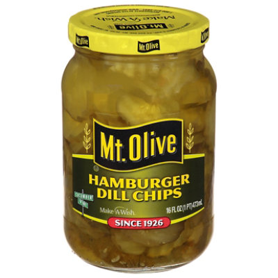 Mt. Olive Pickles Chips Hamburger Dill - 16 Fl. Oz. - Image 2