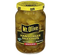 Mt. Olive Pickles Chips Hamburger Dill - 16 Fl. Oz.