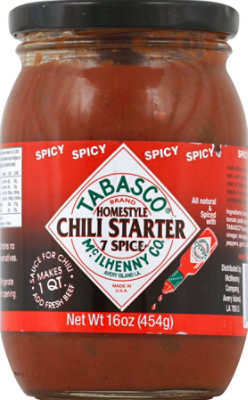 TABASCO。 Tabasco Chili Starter Homestyle 7 Spice Spicy Jar - 16 Oz
