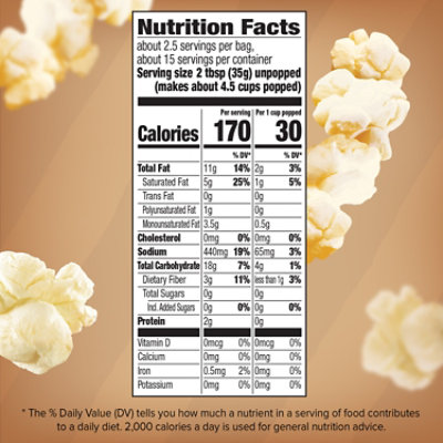 Orville Redenbacher's Naturals Simply Salted Microwave Popcorn - 6-3.29 Oz - Image 3