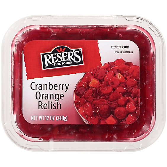Resers Relish Cranberry Orange - 12 Oz