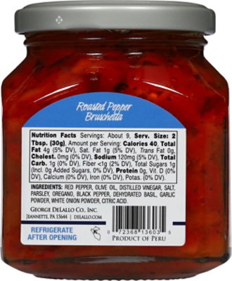 DeLallo Pepper Roasted Bruschetta - 10 Oz - Image 5