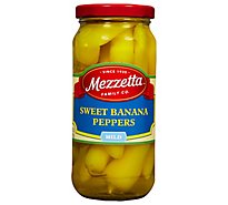 Mezzetta Peppers Banana Wax Sweet - 16 Oz