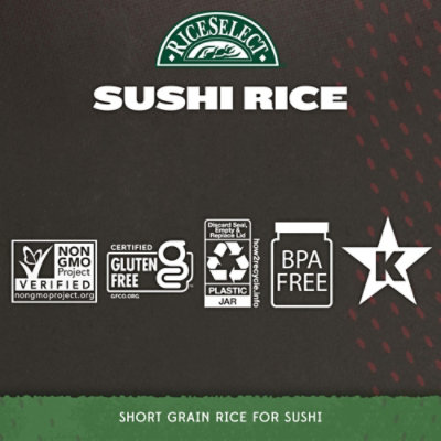 RiceSelect Sushi Rice In Jar - 32 Oz - Image 2