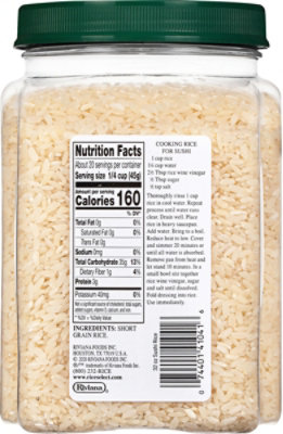 RiceSelect Sushi Rice In Jar - 32 Oz - Image 6